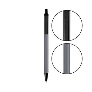 Silver BIC® Clic Stic® Pen - Silver With Black