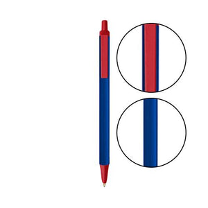 Navy BIC® Clic Stic® Pen - Navy With Red