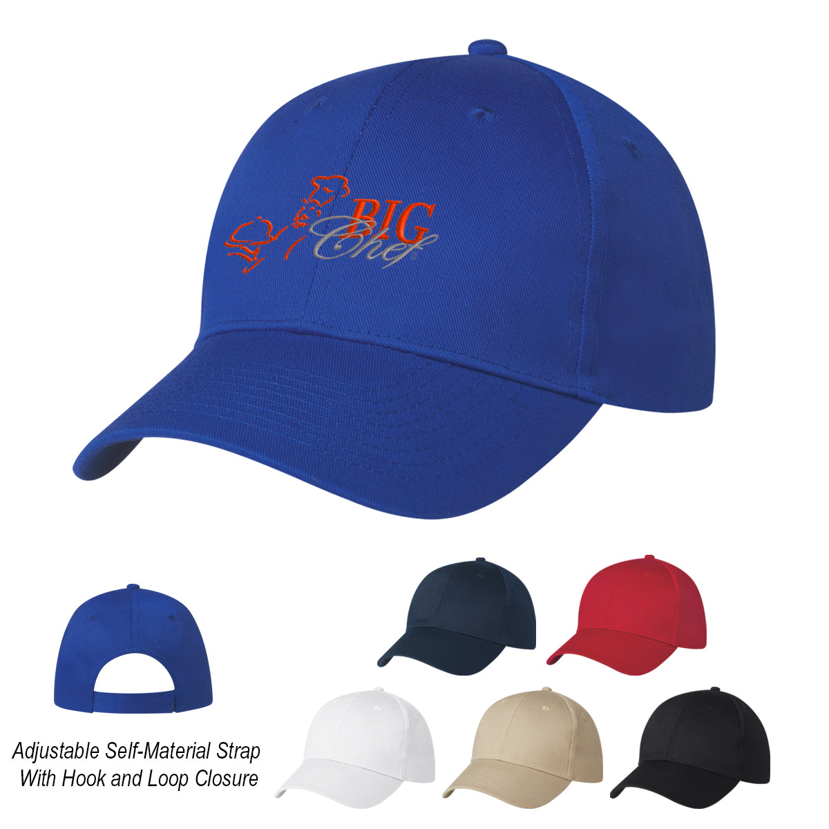 6 Panel Polyester Cap