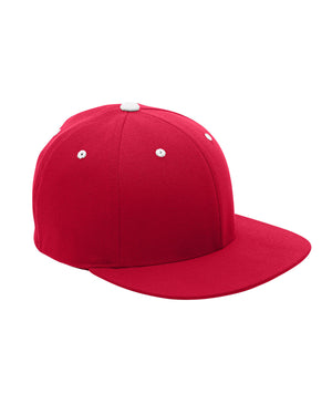 by Flexfit Adult Pro-Formance® Contrast Eyelets Cap - Sport Red