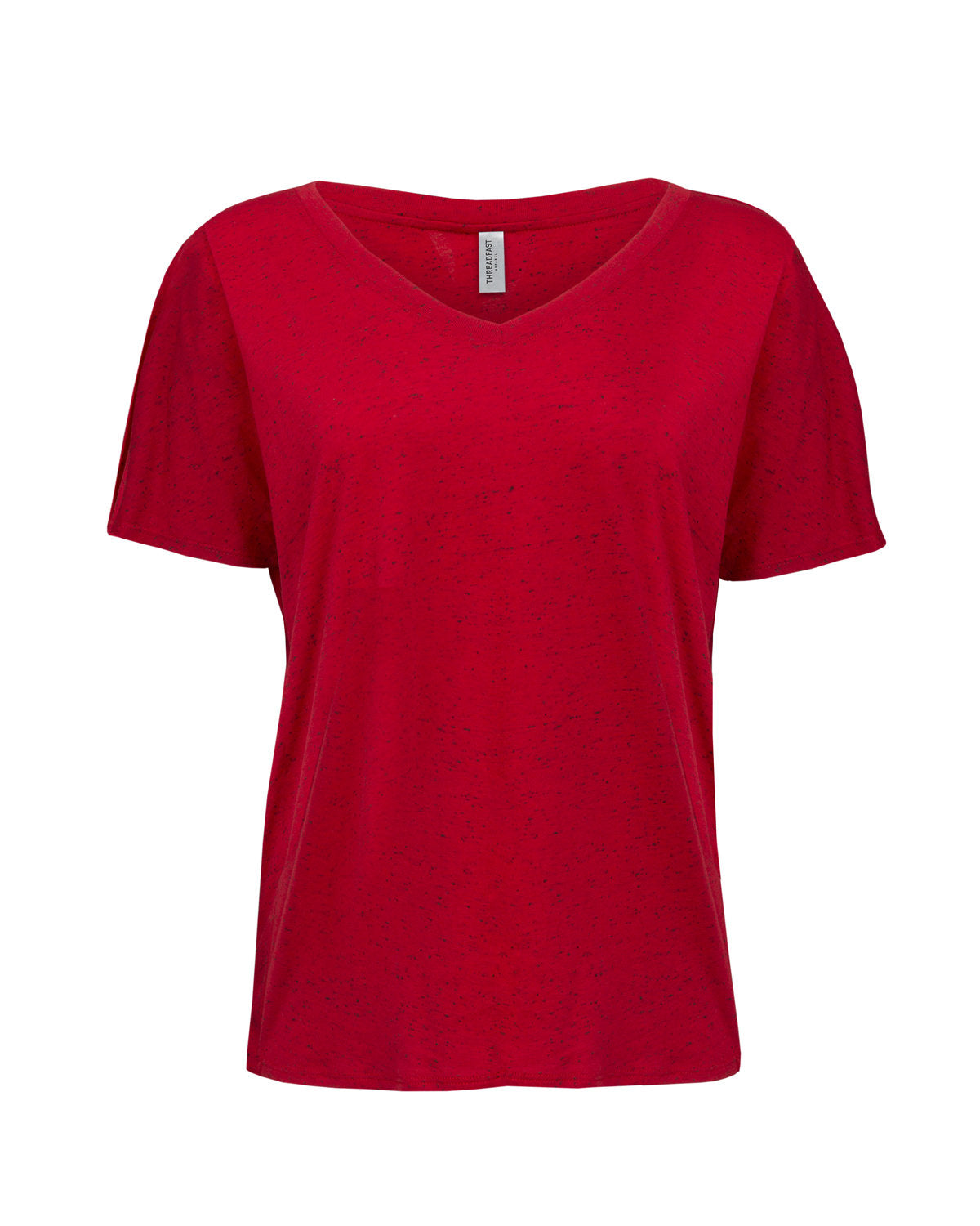 Threadfast Ladies' Triblend Fleck Short-Sleeve V-Neck T-Shirt