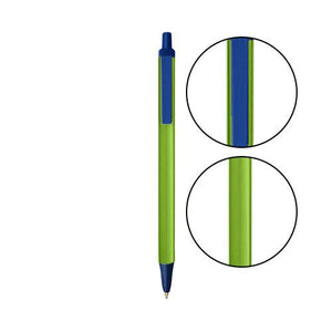 Metallic Green BIC® Clic Stic® Pen - Metallic Green With Navy