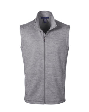 Devon & Jones Men's Newbury Mélange Fleece Vest