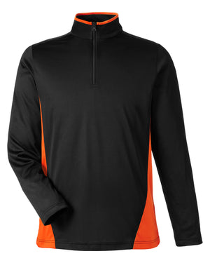 Harriton Men's Flash Snag Protection Plus IL Colourblock Quarter-Zip