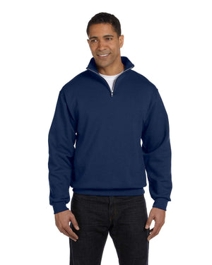 Jerzees Adult 8 oz. NuBlend® Quarter-Zip Cadet Collar Sweatshirt