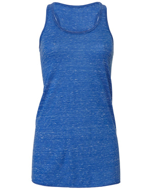 Ladies' Flowy Racerback Tank - True Royal Mrble