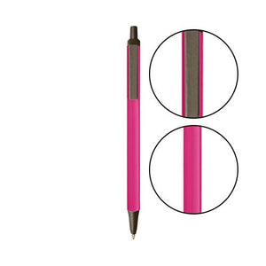 Pink BIC® Clic Stic® Pen - Pink With Espresso