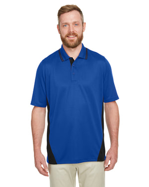 Harriton Men's Tall Flash Snag Protection Plus IL Colourblock Polo