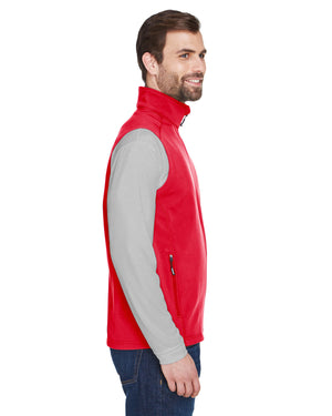 Core365 Men's Cruise Two-Layer Fleece Bonded Soft Shell Vest