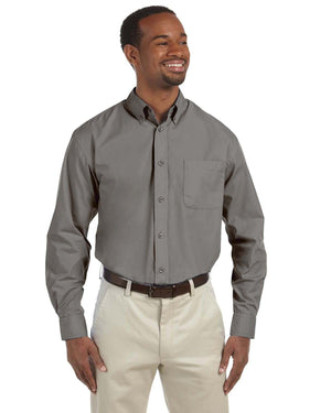 Harriton Men's Essential Poplin