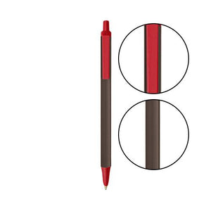 Espresso BIC® Clic Stic® Pen - Espresso With Red