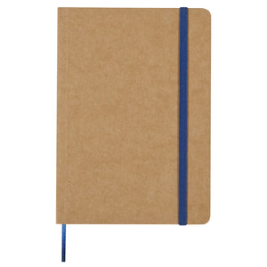 5" x 7" Eco-Inspired Strap Notebook - Blue