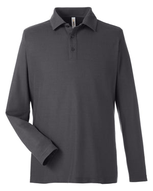 Core365 Men's Fusion ChromaSoft™ Long-Sleeve Pique Polo