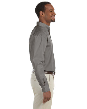 Harriton Men's Essential Poplin