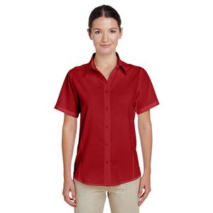 Harriton Ladies' Paradise Short-Sleeve Performance Shirt