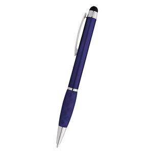 Crisscross Grip Stylus Pen - Navy Blue