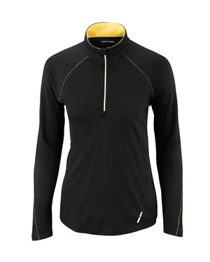 North End Ladies' Radar Quarter-Zip Performance Long-Sleeve Top