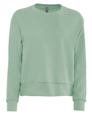 Ladies' Laguna Sueded Sweatshirt - Stonewash Green