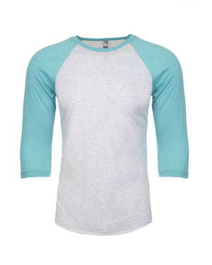 Next Level Apparel Unisex Triblend Three-Quarter Sleeve Raglan