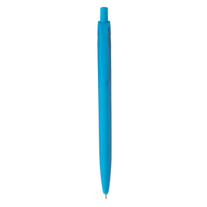 Sleek Write Rubberized Pen - Light Blue