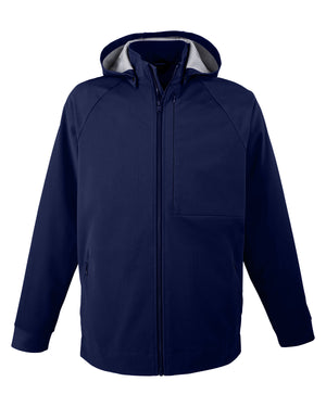 North End Men's City Hybrid Soft Shell Hooded Jacket