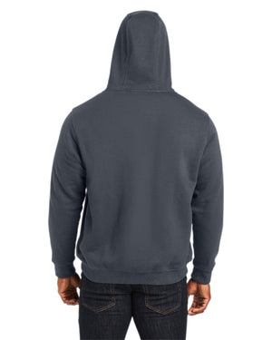 Harriton Men's ClimaBloc™ Lined Heavyweight Hooded Sweatshirt - Back