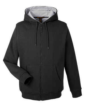 Harriton Men's ClimaBloc™ Lined Heavyweight Hooded Sweatshirt - Black