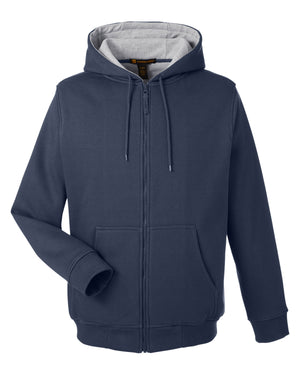 Harriton Men's ClimaBloc™ Lined Heavyweight Hooded Sweatshirt - Dark Navy