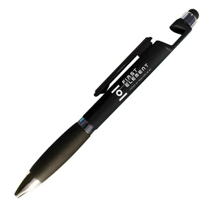 Matrix Pen with Cleaning Pad on Clip - Black