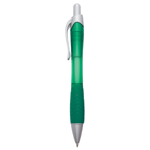 Rio Ballpoint Pen With Contoured Rubber Grip