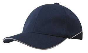 Premium American Twill Cap with Sandwich - Custom Embroidered