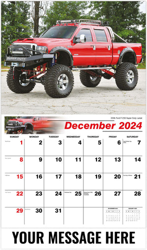 Galleria Pumped-Up Pickups - 2025 Promotional Calendar