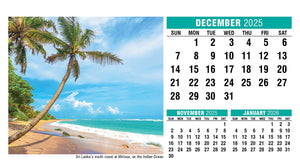 Sun, Sand & Surf 2025 Promotional Desk Calendar