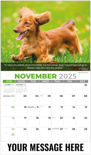 Galleria Dogs - 2025 Promotional Calendar