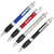 Breeze Plastic Plunger Action Pen with Metal Clip