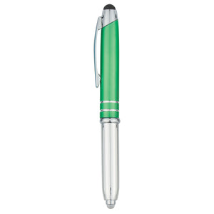 Ballpoint Stylus Pen With Light - Lime