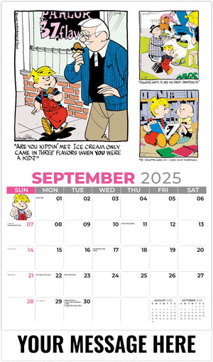 Galleria Dennis The Menace - 2025 Promotional Calendar