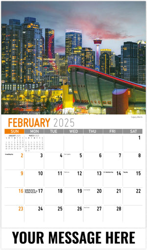 Galleria Scenes of Western Canada - 2025 Promotional Calendar