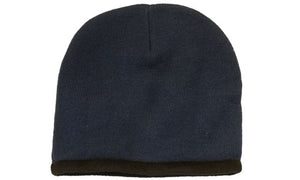 Acrylic-Polar Fleece Lined Beanie - Custom Embroidered