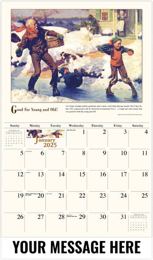 Galleria Memorable Images by Norman Rockwell - 2025 Promotional Calendar