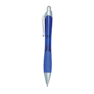 Rio Ballpoint Pen With Contoured Rubber Grip