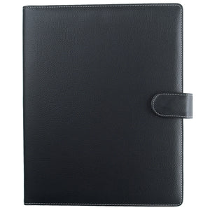 Pebble Grain 8 ½" x 11" Portfolio - Black