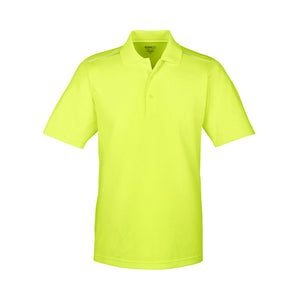 Core365 Origin Performance Pique Polo with Reflective Piping - Men's AC88181R (Safety Yellow)