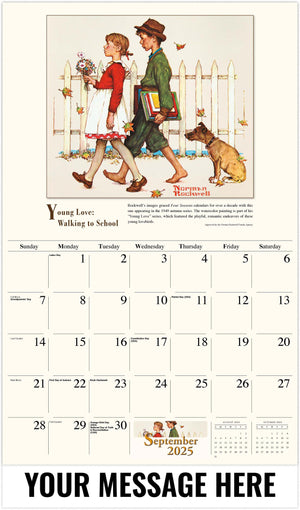 Galleria Memorable Images by Norman Rockwell - 2025 Promotional Calendar