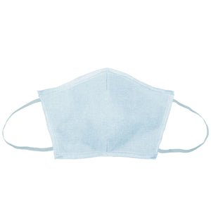 Flat Fold Canvas Face Mask With Elastic Loops