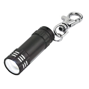 Mini Aluminum LED Flashlight With Key Clip