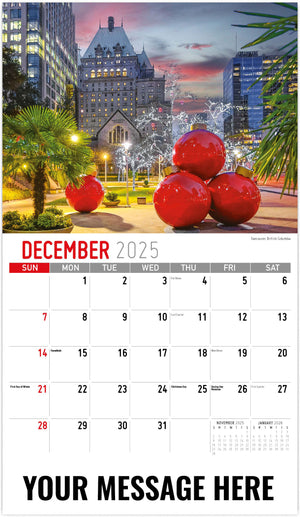 Galleria Scenes of Western Canada - 2025 Promotional Calendar