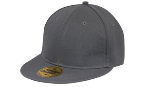 6 Panel American Twill Flat Peak Cap - Custom Embroidered