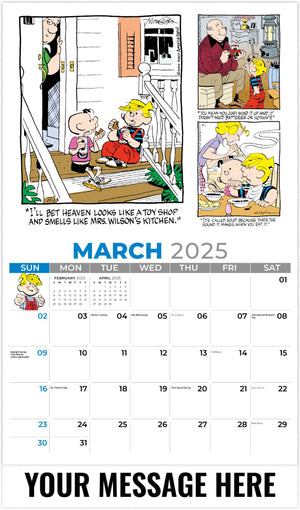 Galleria Dennis The Menace - 2025 Promotional Calendar