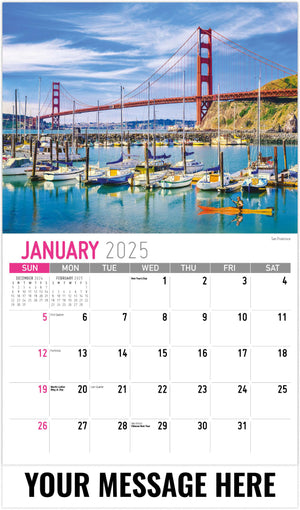 Galleria Scenes of California - 2025 Promotional Calendar